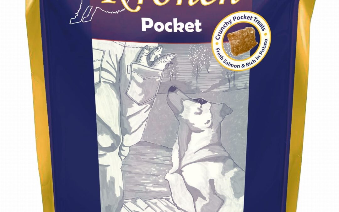 Kronch: przysmak dla psa LAKSE POCKET 175 G OMEGA 3 I 6 ŁOSOŚ