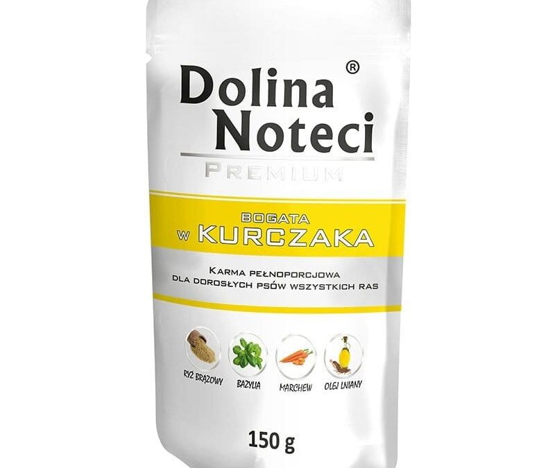 Dolina Noteci: karma mokra dla psa PREMIUM BOGATA W KURCZAKA SASZETKA 150 G